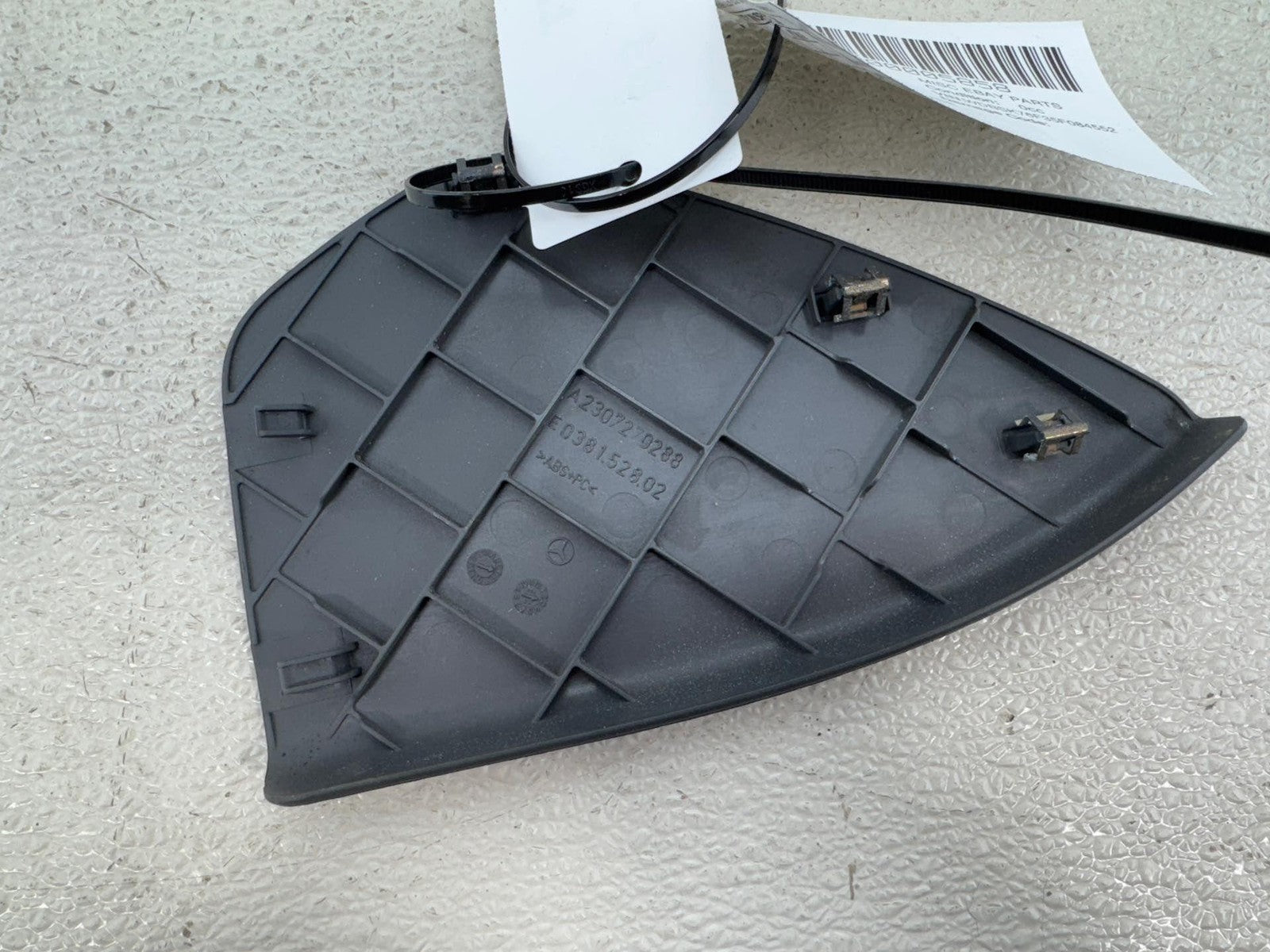 03-12 Mercedes Sl55 Amg Sl550 R230 Right Side Door Panel Cover Charcoal Oem