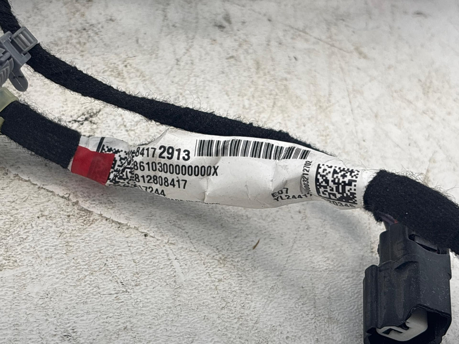 18-20 Chevrolet Traverse Rear Left Side Door Wire Wiring Harness Oem