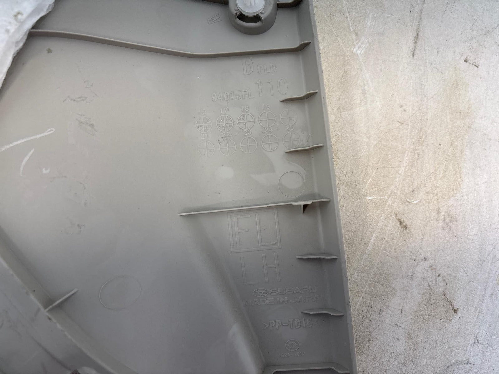 18-23 Subaru Xv Crosstrek Rear Left Side D Pillar Upper Quarter Cover Trim Oem