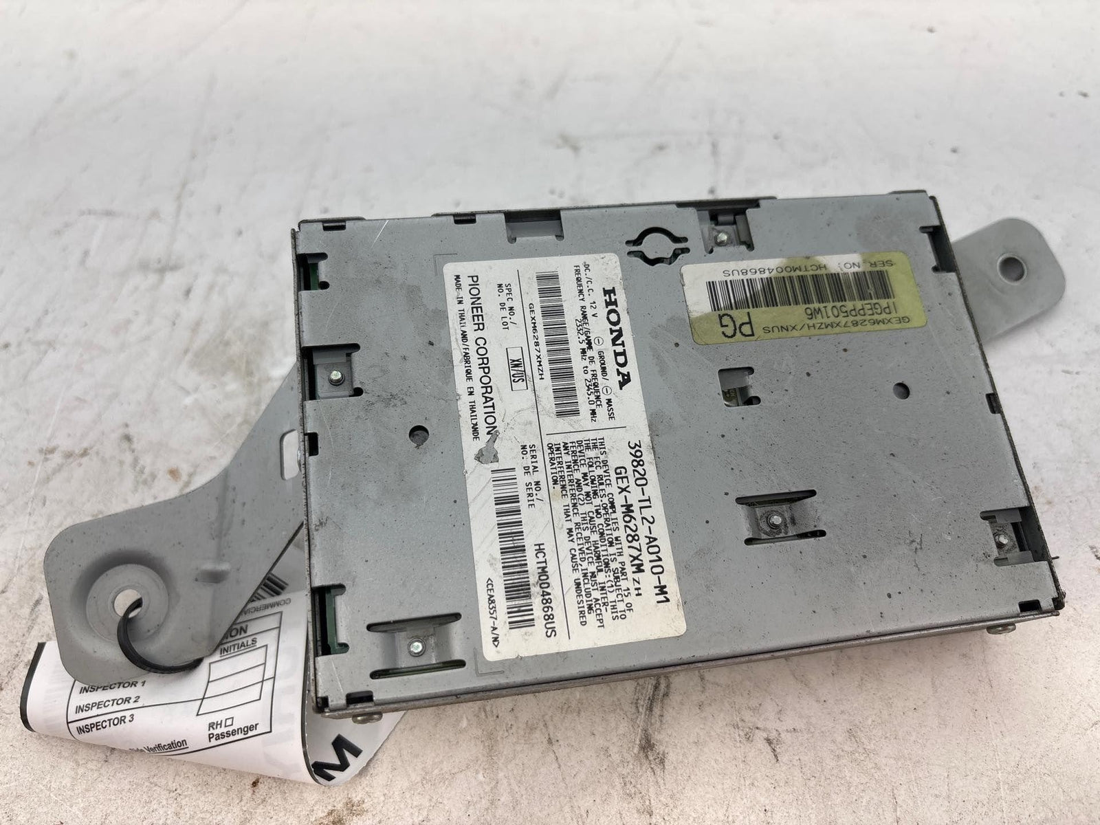 09-14 Oem Acura Tsx Xm Satellite Receiver Module