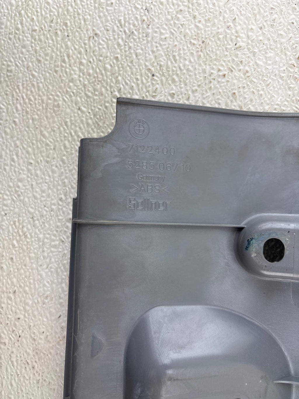 07-13 Bmw E92 M3 Rear Trunk Loading Sill Trim Plate Panel 7122400 Oem