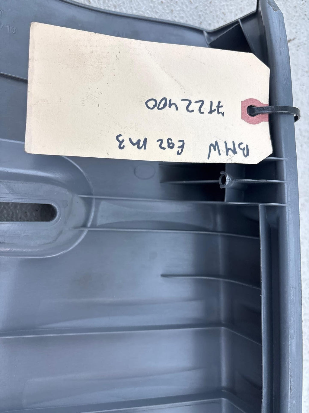 07-13 Bmw E92 M3 Rear Trunk Loading Sill Trim Plate Panel 7122400 Oem