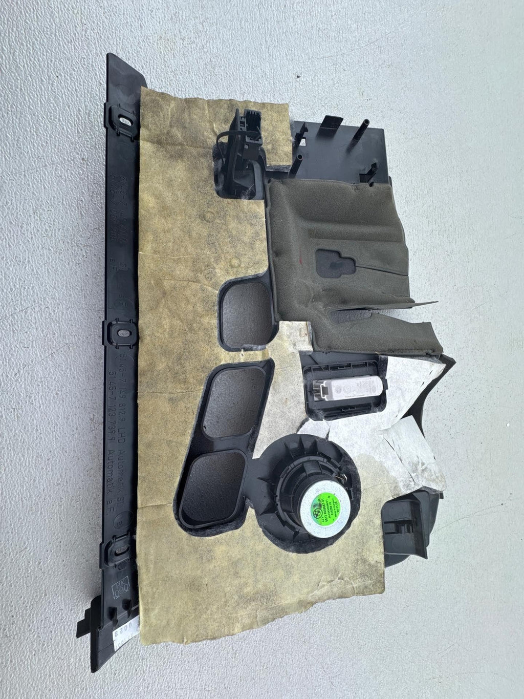 07-13 Bmw 328I Front Left Driver Side Under Dash Cover Trim Panel W/ Speaker Oem