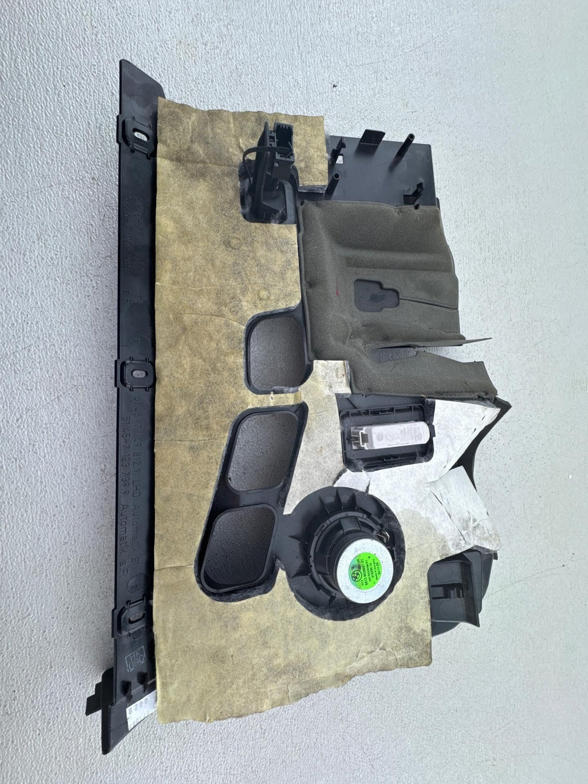 07-13 Bmw 328I Front Left Driver Side Under Dash Cover Trim Panel W/ Speaker Oem