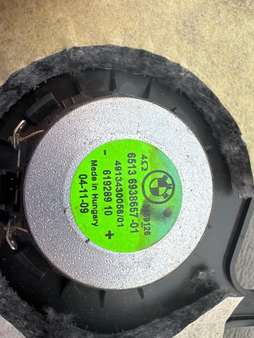 07-13 Bmw 328I Front Left Driver Side Under Dash Cover Trim Panel W/ Speaker Oem