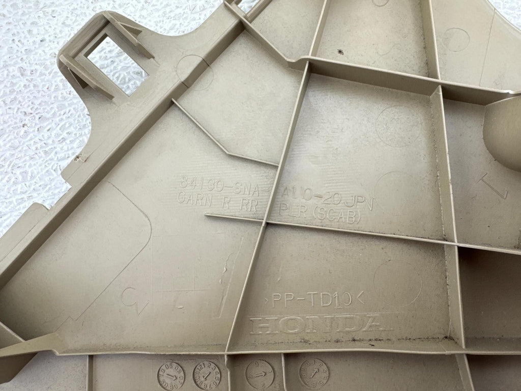 06-09 Honda Civic Rear Right Side C Pillar Upper Quarter Trim Cover Panel Oem