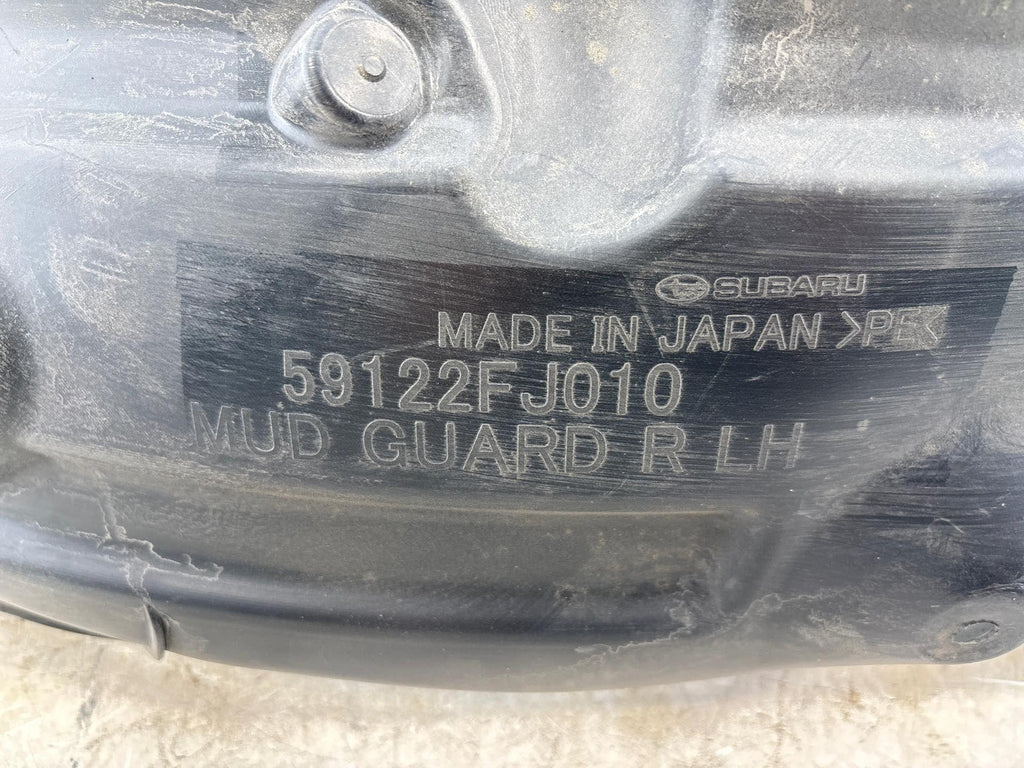 12-14 Subaru Xv Rear Left Side Inner Quarter Panel Liner Splash Shield Oem