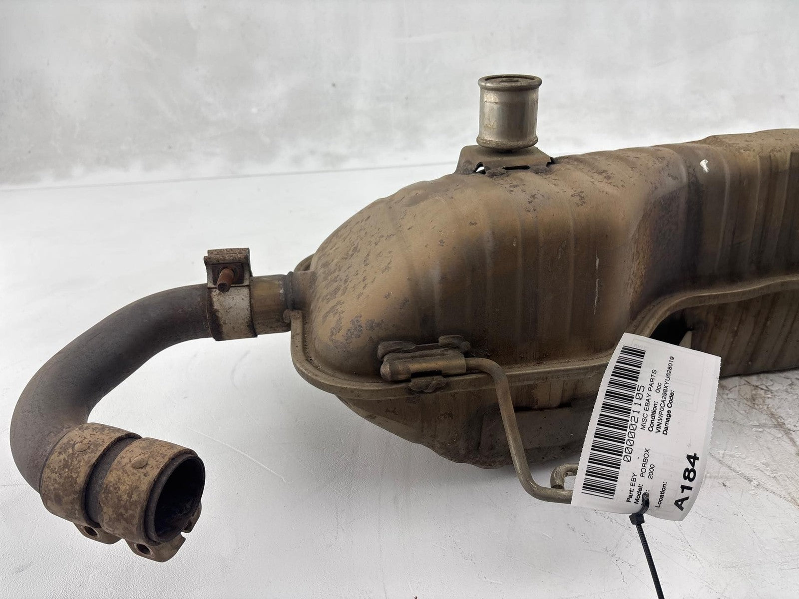 2000-2002 Porsche Boxster 2.7L Rear Exhaust Muffler Tail Pipe OEM