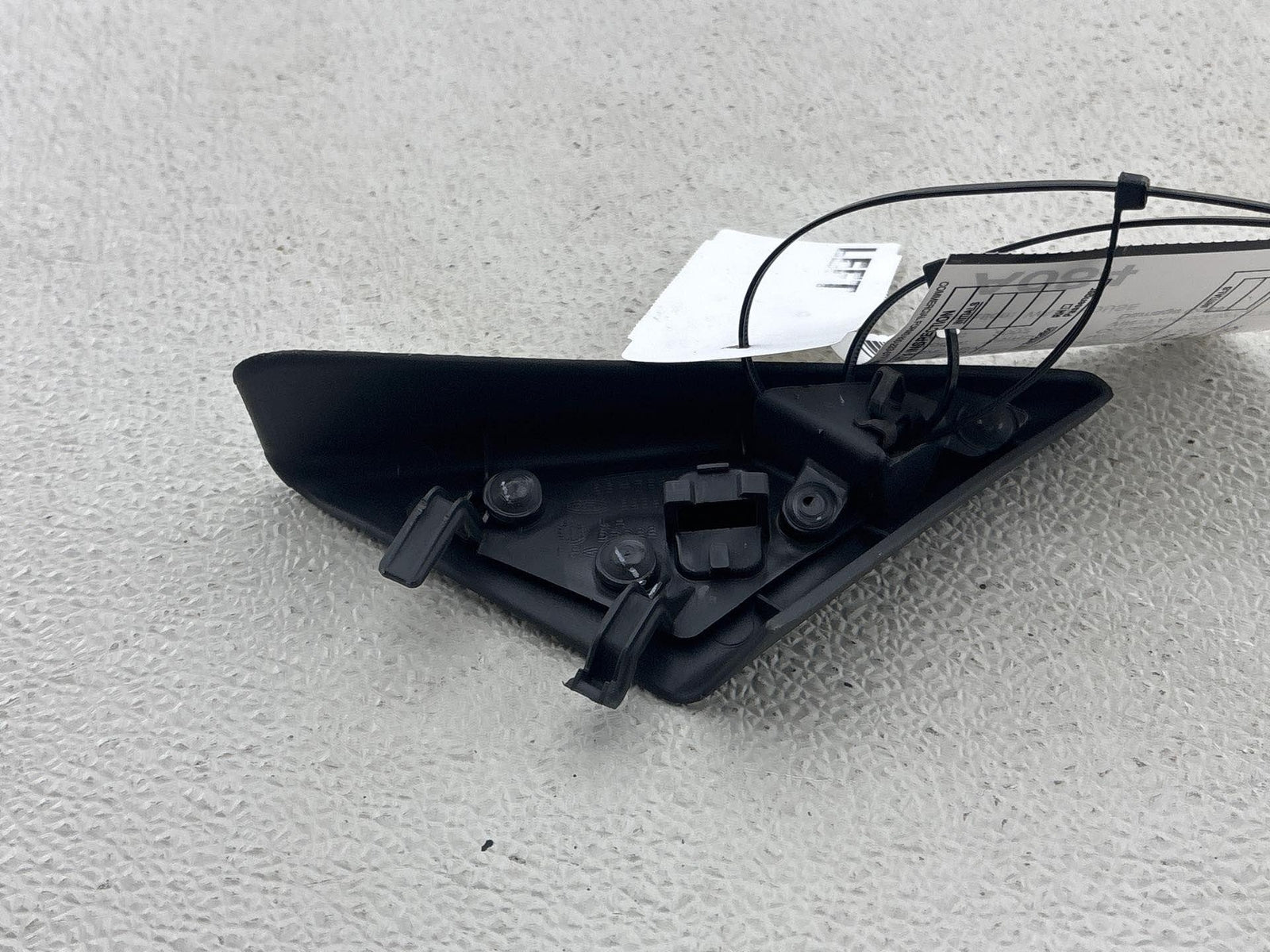 02-05 Ford Thunderbird Left Driver Door Mirror Trim Panel Cover Black Oem