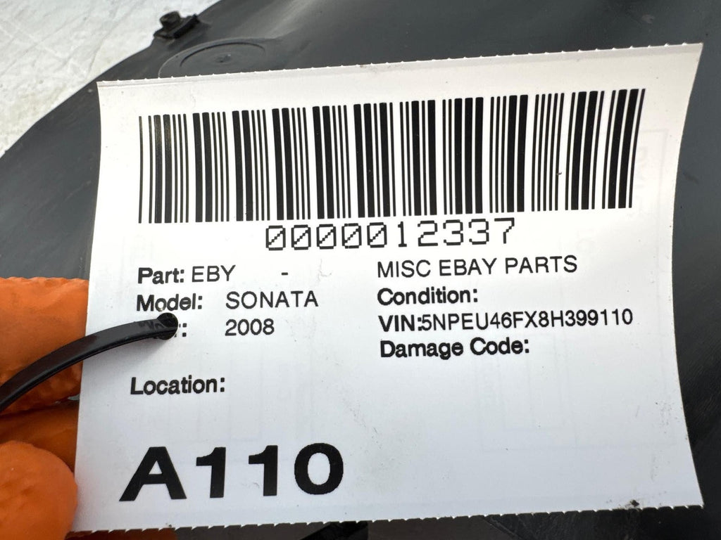 06- 08 Hyundai Sonata Rear Left Side Quarter Wheelhouse Liner Splash Shield Oem