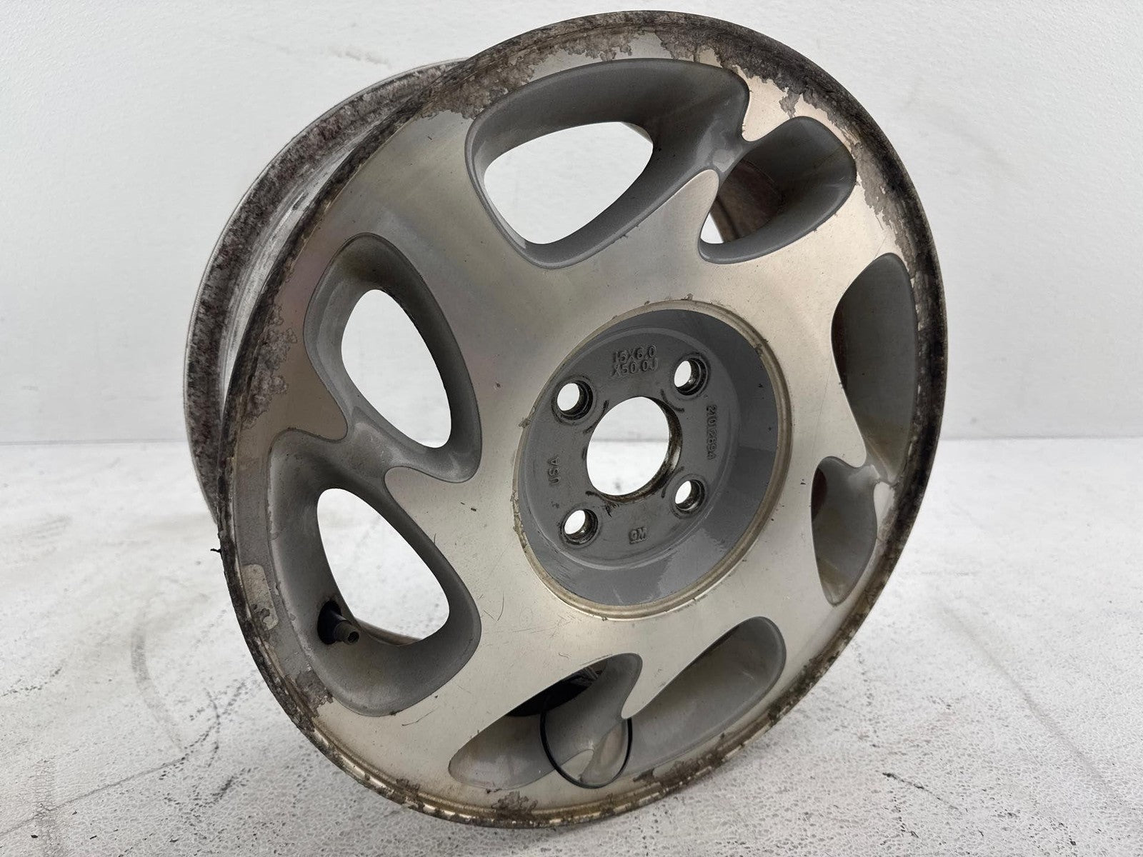 2000-2002 Saturn S Series Wheel Rim 15X6 Aluminum 8 Slot Oem