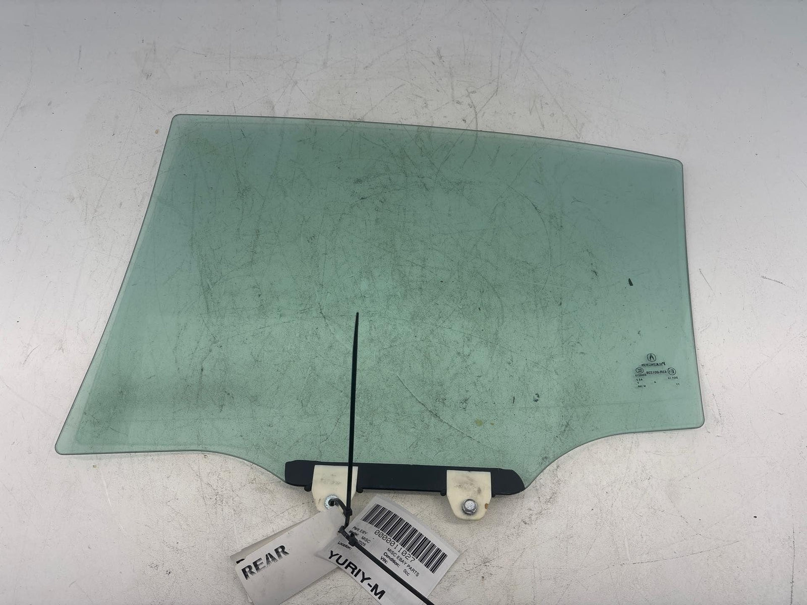 15-20 Acura Tlx Rear Right Passenger Side Door Window Glass Oem