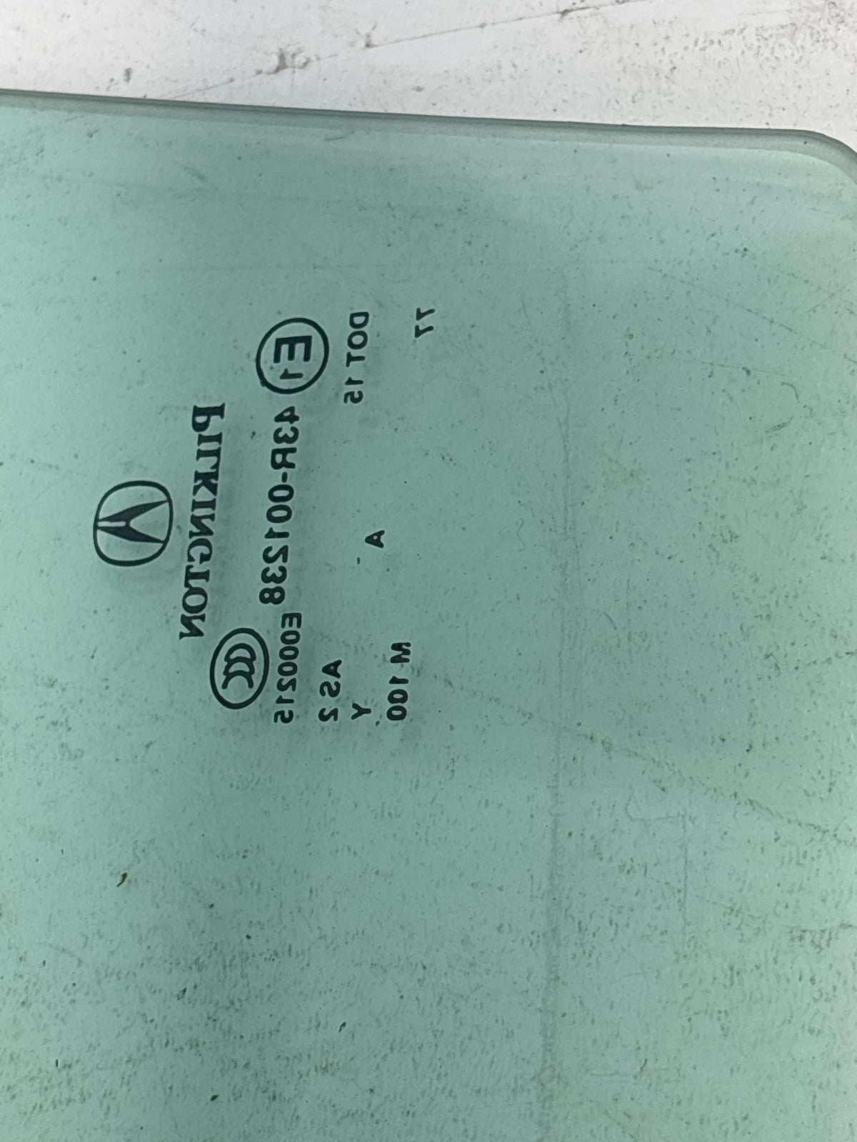 15-20 Acura Tlx Rear Right Passenger Side Door Window Glass Oem