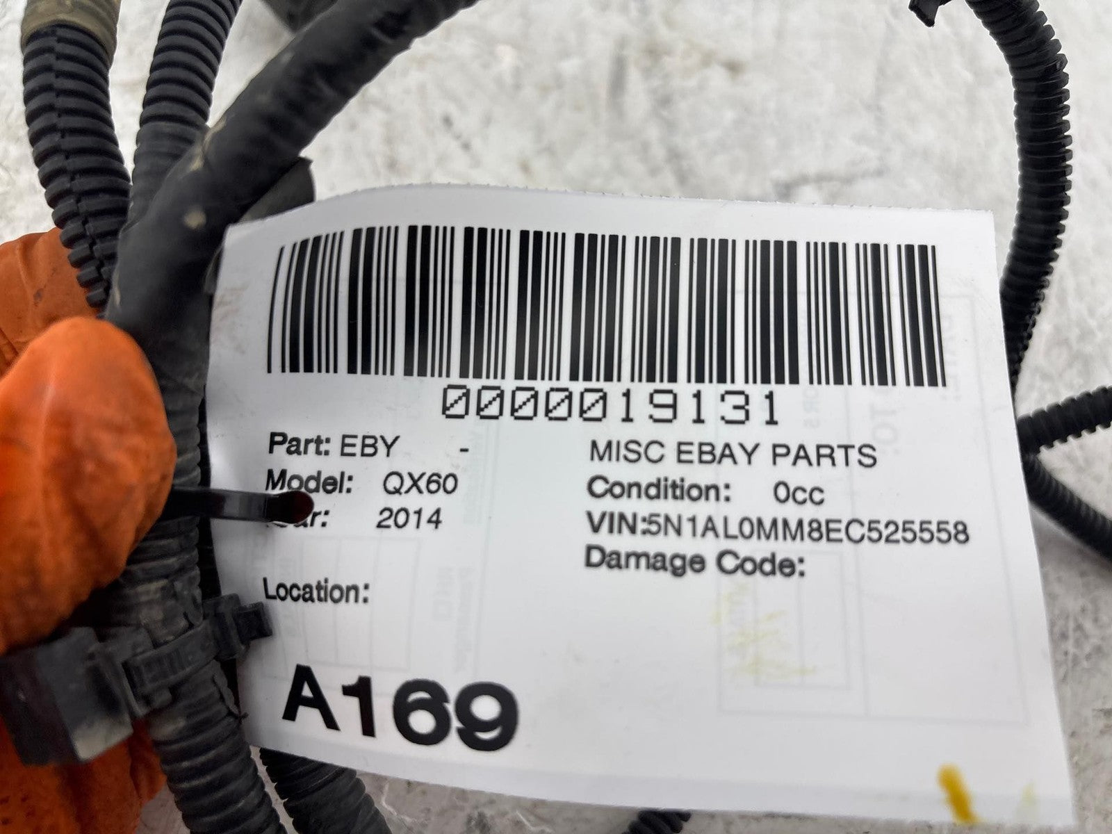 13-15 Infiniti QX60 JX35 Front Right & Left Bumper Sensor Wire Harness OEM