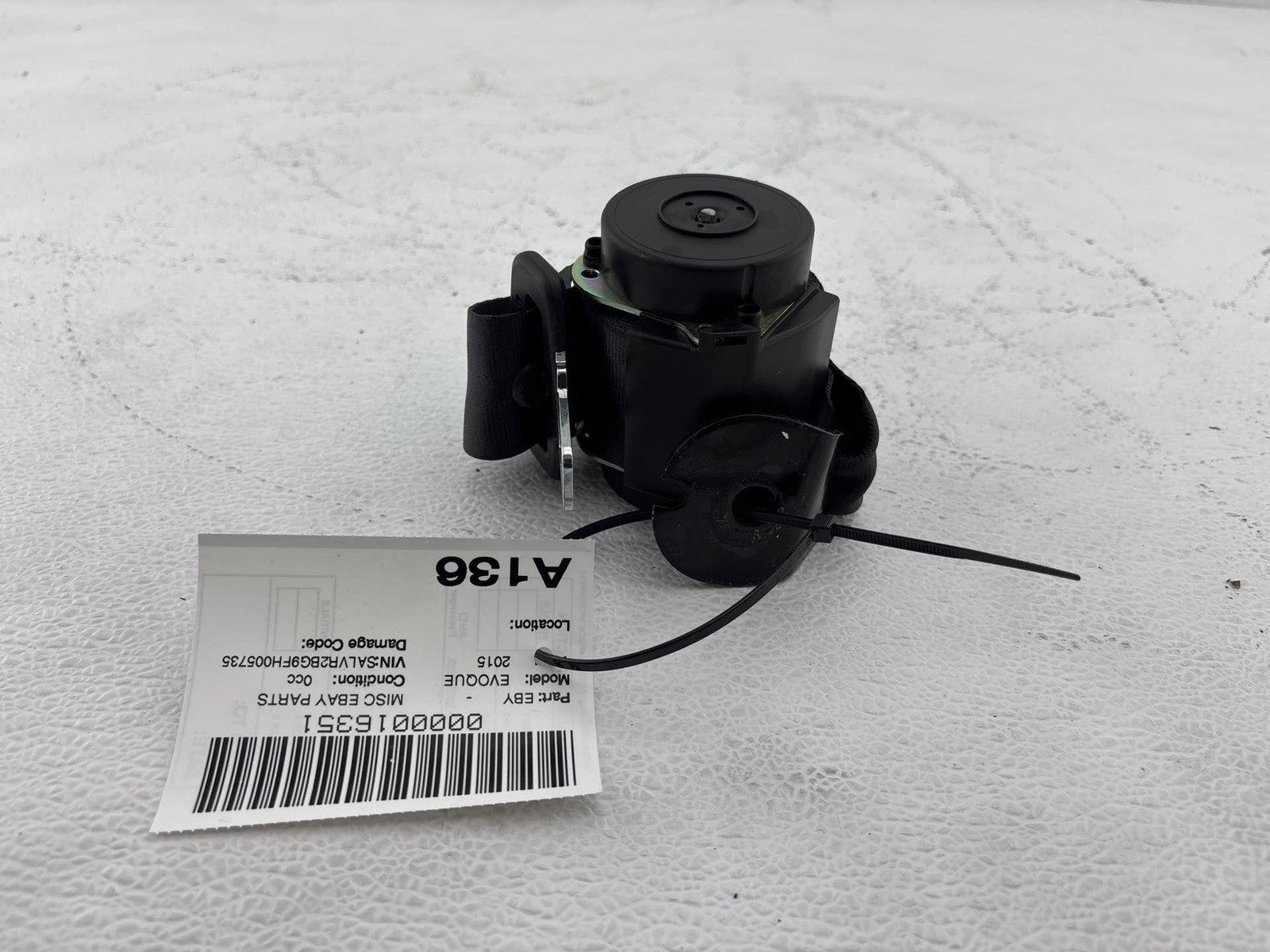 12-19 Range Rover Evoque L538 Rear Left Or Right Seat Belt Retractor Oem