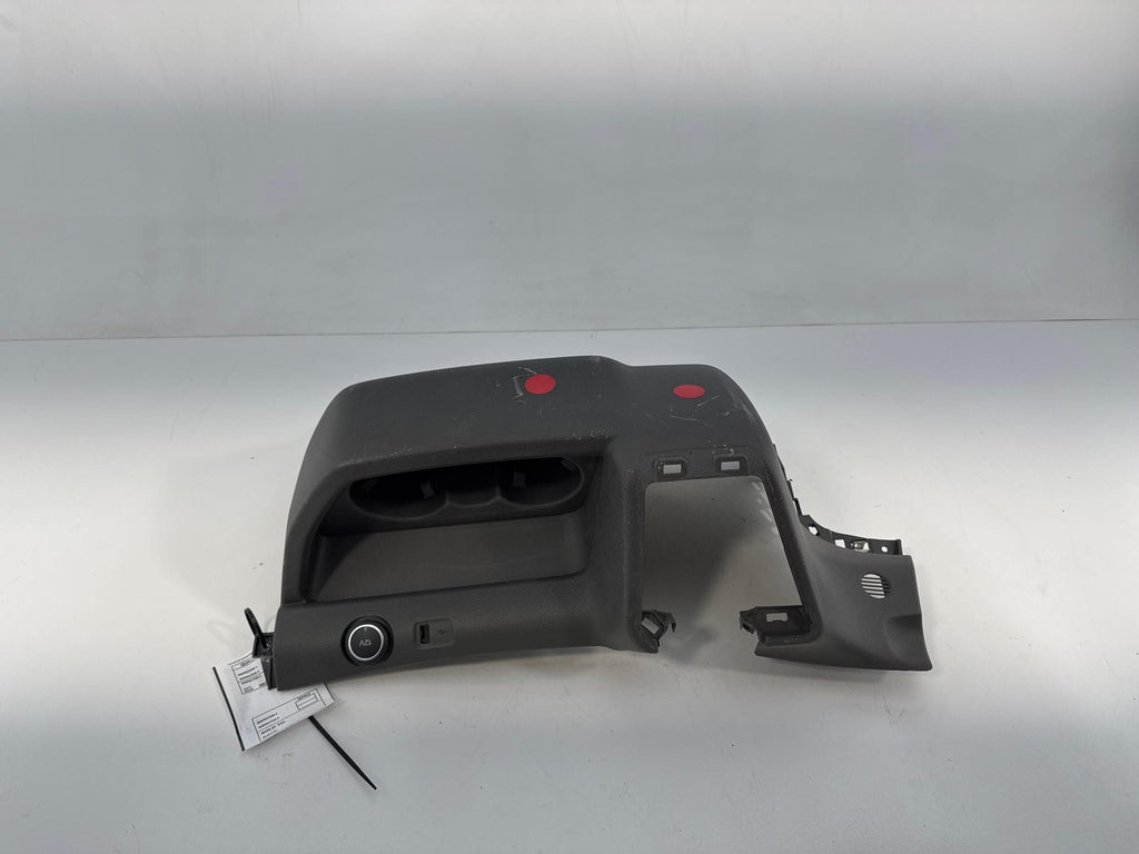 20-24 FORD TRANSIT 250/150/350 DASH LOWER CONSOLE W/ CUPHOLDERS TRIM BEZEL OEM