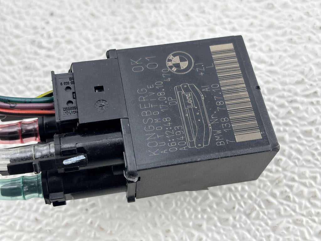 07-13 Bmw 335I 335D Front Right Seat Lumbar Support Pump Module Unit Oem