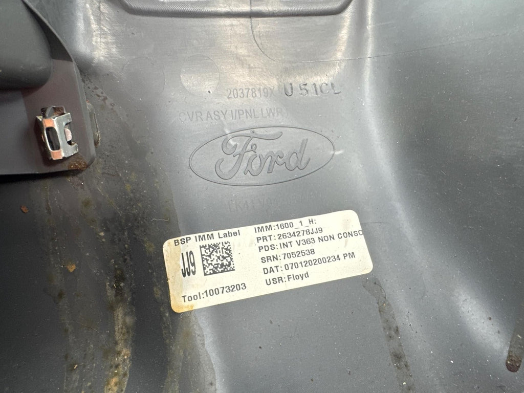 20-24 FORD TRANSIT 250/150/350 DASH LOWER CONSOLE W/ CUPHOLDERS TRIM BEZEL OEM