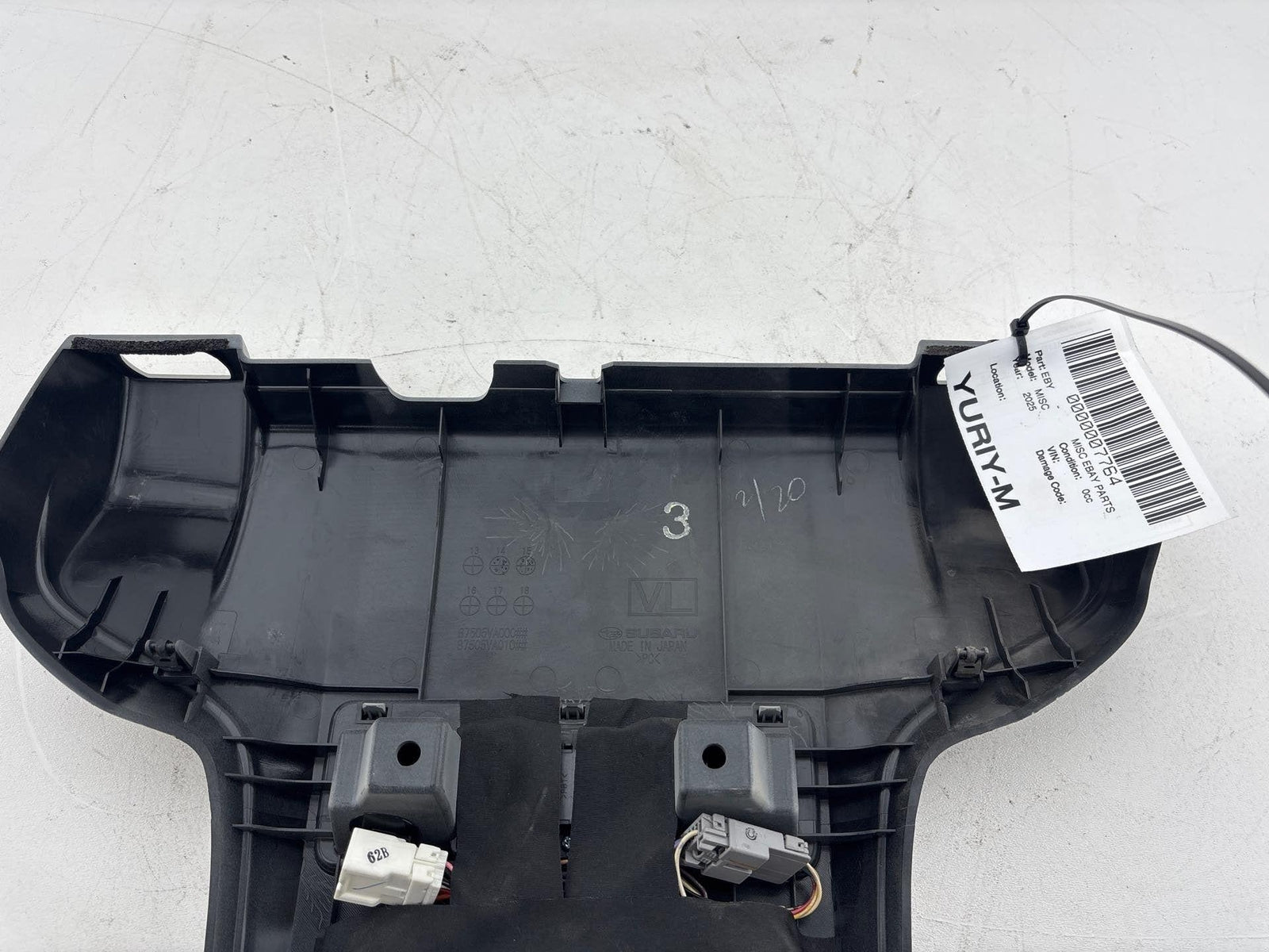 15-16 Subaru Crosstrek Xv Overhead Console Dome Light Lamp Oem 87505Va000