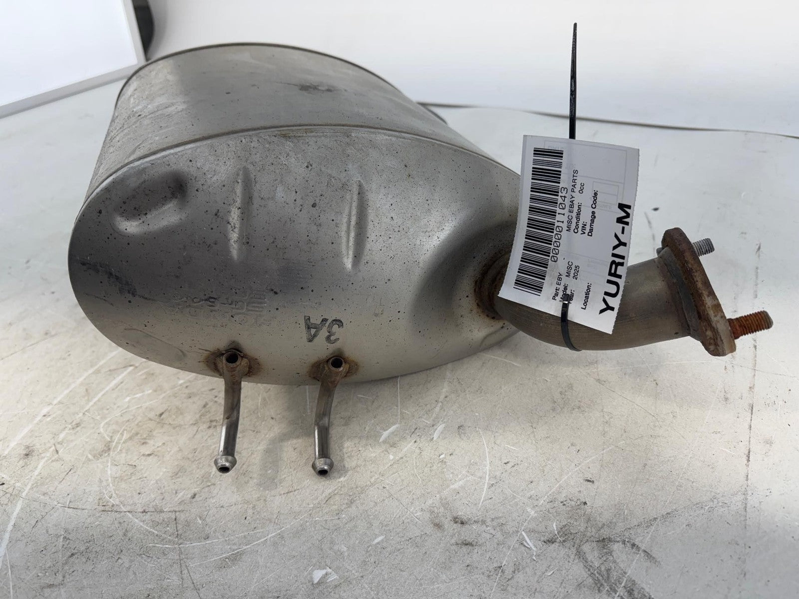 18-20 ACURA TLX REAR LEFT GAS MUFFLER EXHAUST PIPE ASSY OEM