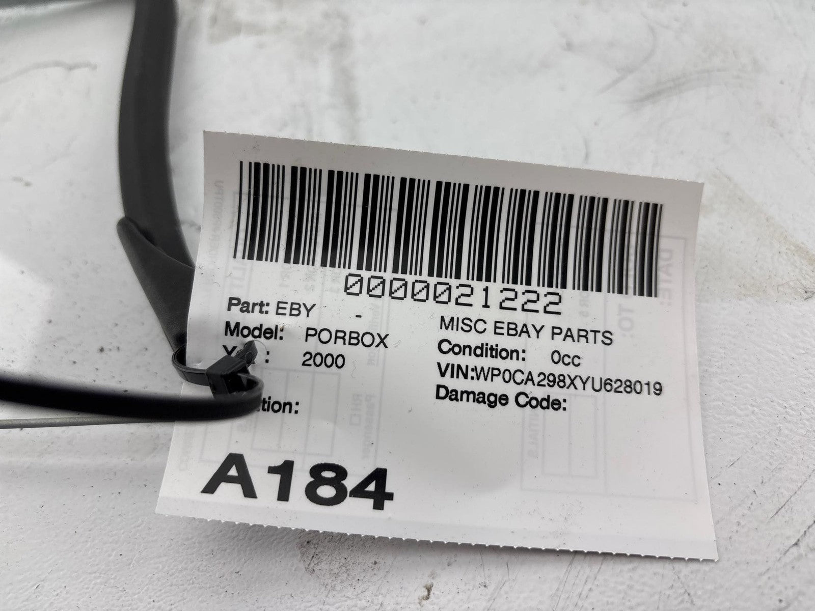 1997-2004 Porsche Boxster Center Wind Screen Wind Deflector Glass Panel OEM