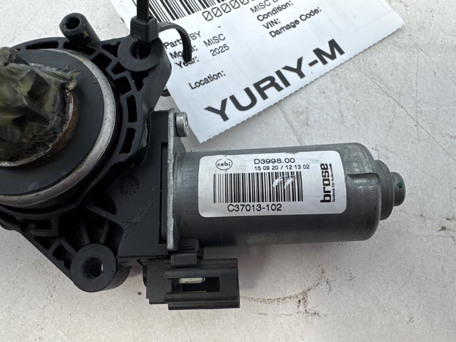 17-23 Land Rover Discovery Rear Right 2Nd Row Seat Adjust Power Motor Oem