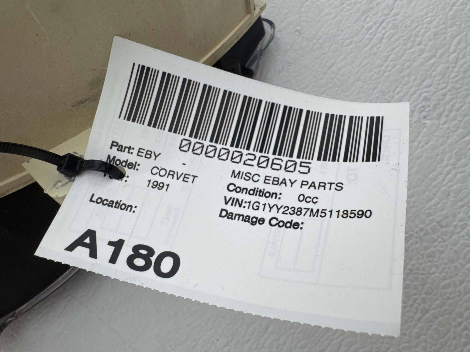 1991 Chevrolet Corvette Speedometer Instrument Cluster OEM