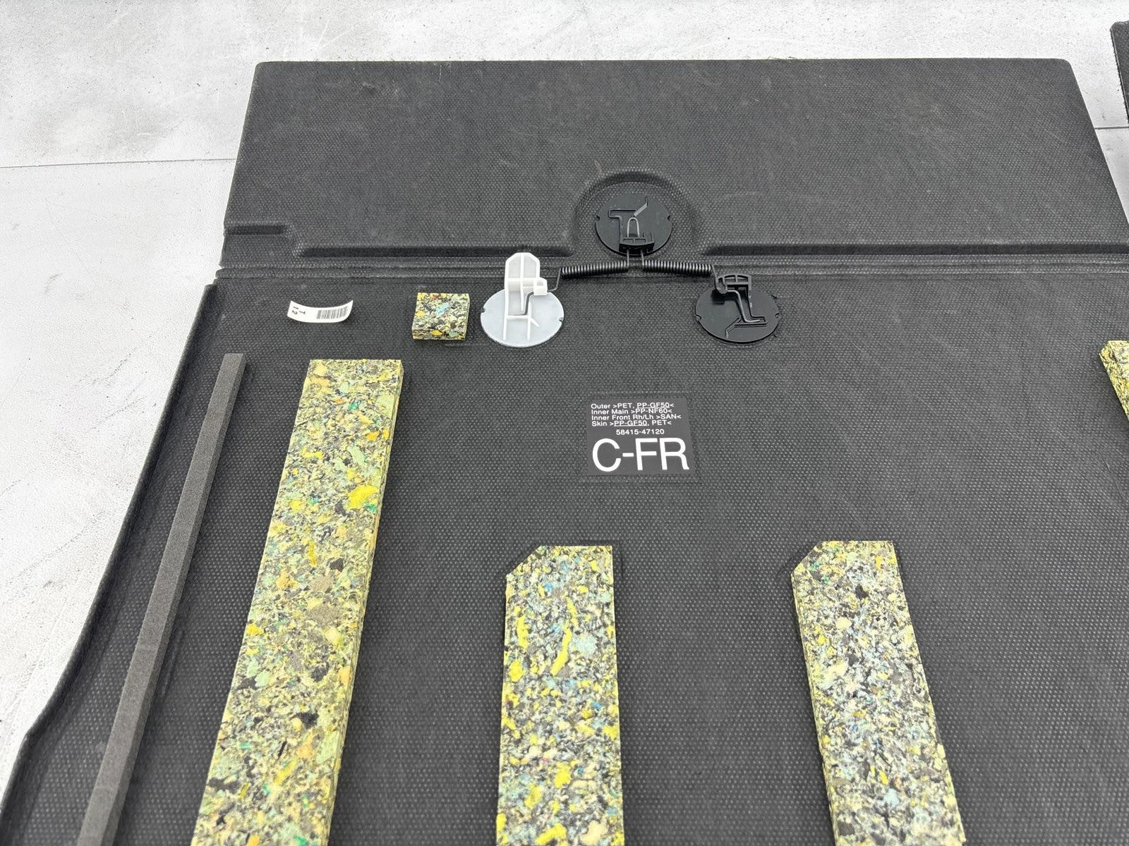 17-22 Toyota Prius Prime Rear Floor Cargo Trunk Carpet Battery Cover Panel OEM