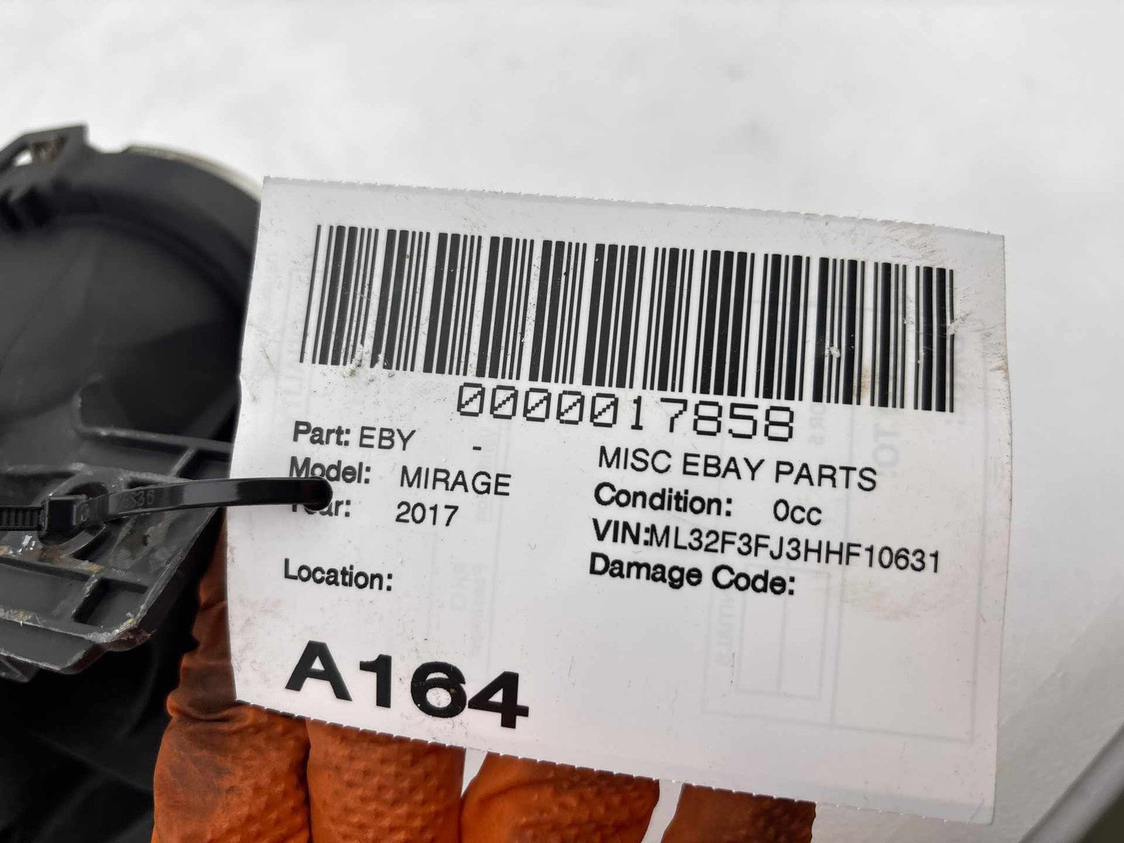 17-20 Mitsubishi Mirage G4 Front Passenger Side Headlight Assembly OEM