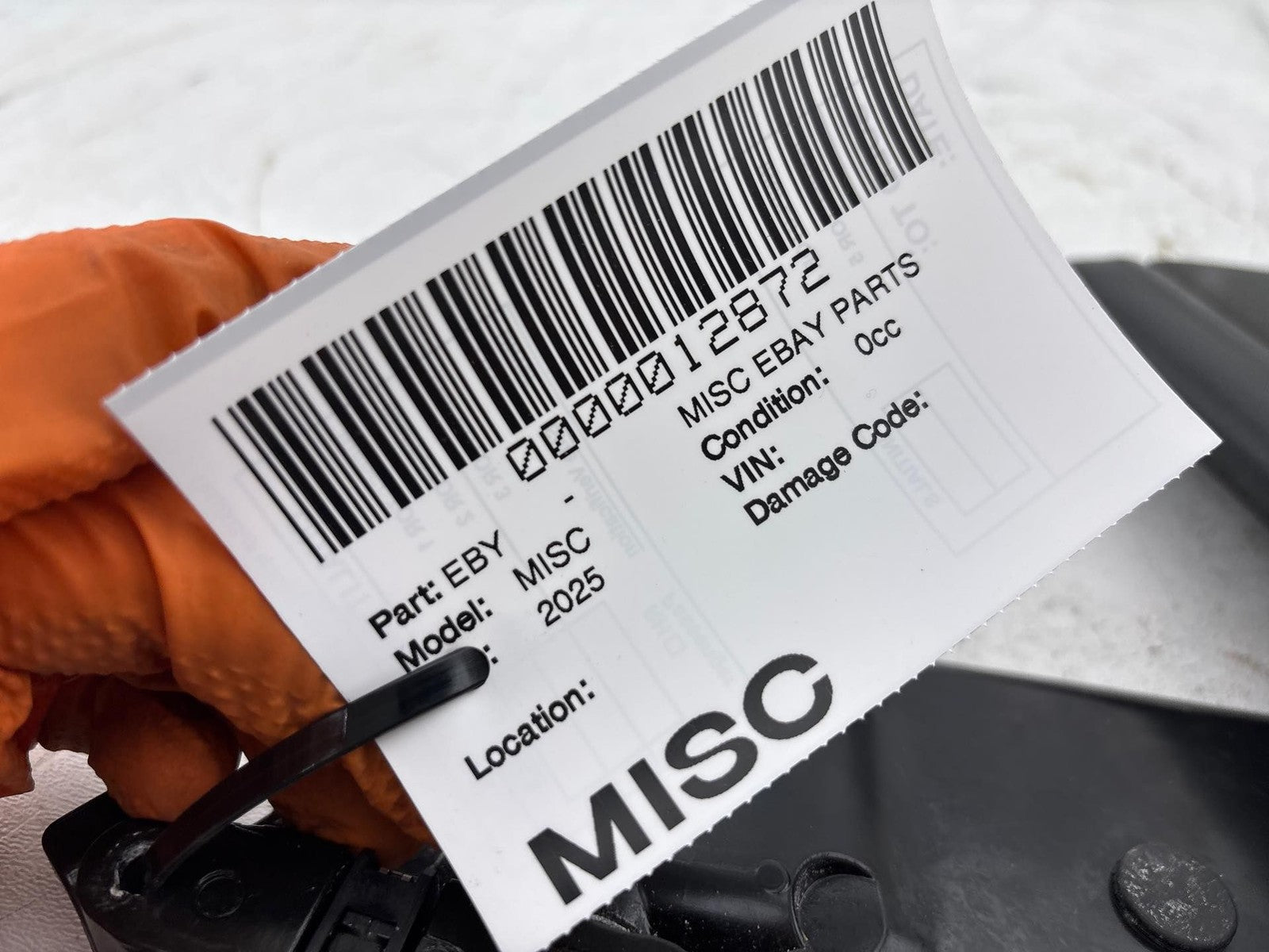 03-06 MERCEDES SL500 SL600 RIGHT SIDE CONVERTIBLE TOP ROOF TRUNK FLAP COVER OEM.