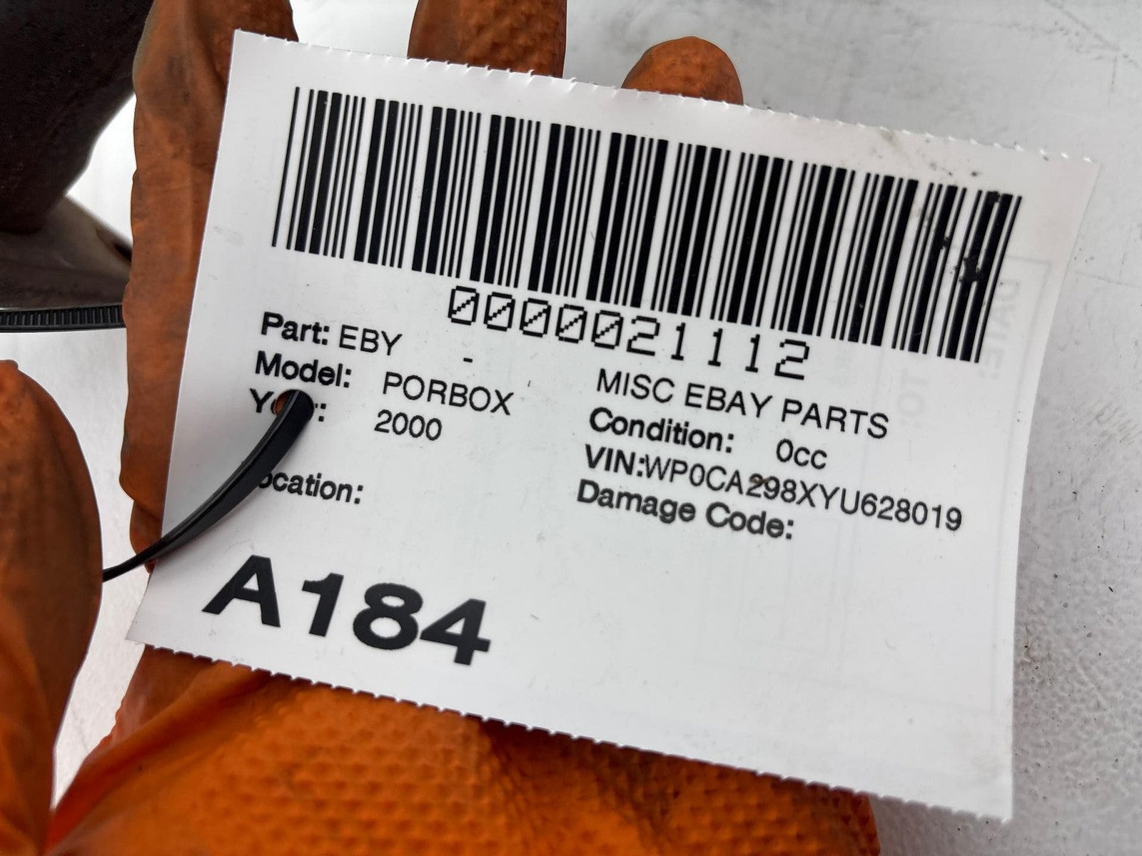 2000 - 2004 Porsche Boxster Left Side Exhaust Catalytic Converter OEM