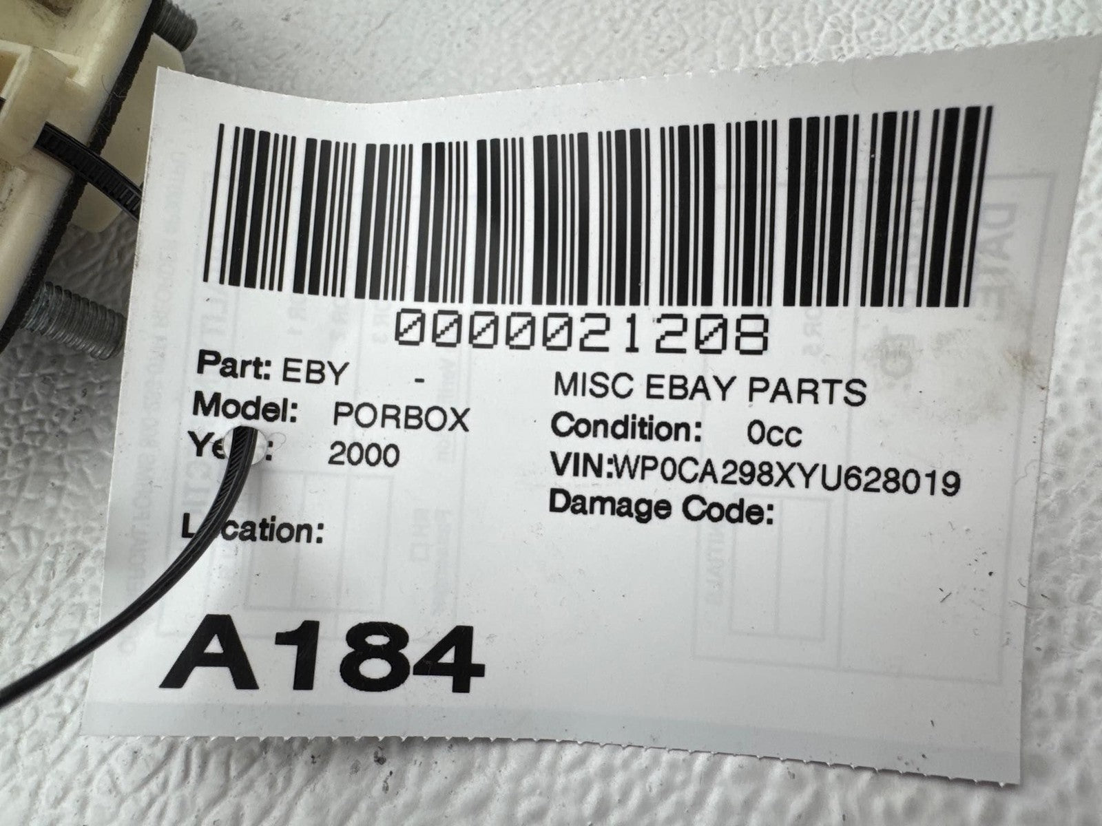 1997-2004 Porsche Boxster Fuse Box Power Distribution Relay OEM