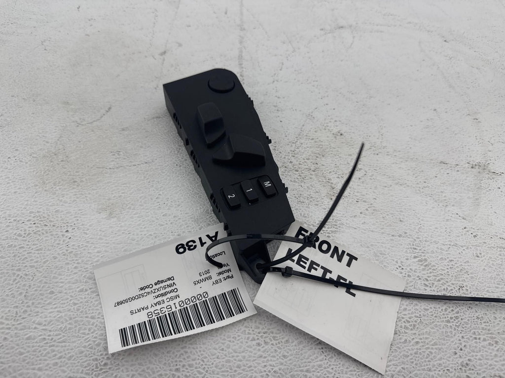 07-14 BMW E70 E71 X5 X6 Front Left Driver Seat Adjust Memory Control Switch OEM