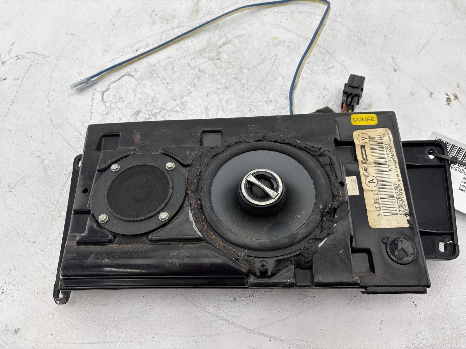 1990-1996 Chevrolet Corvette Front Left Bose Speaker Amplifier OEM