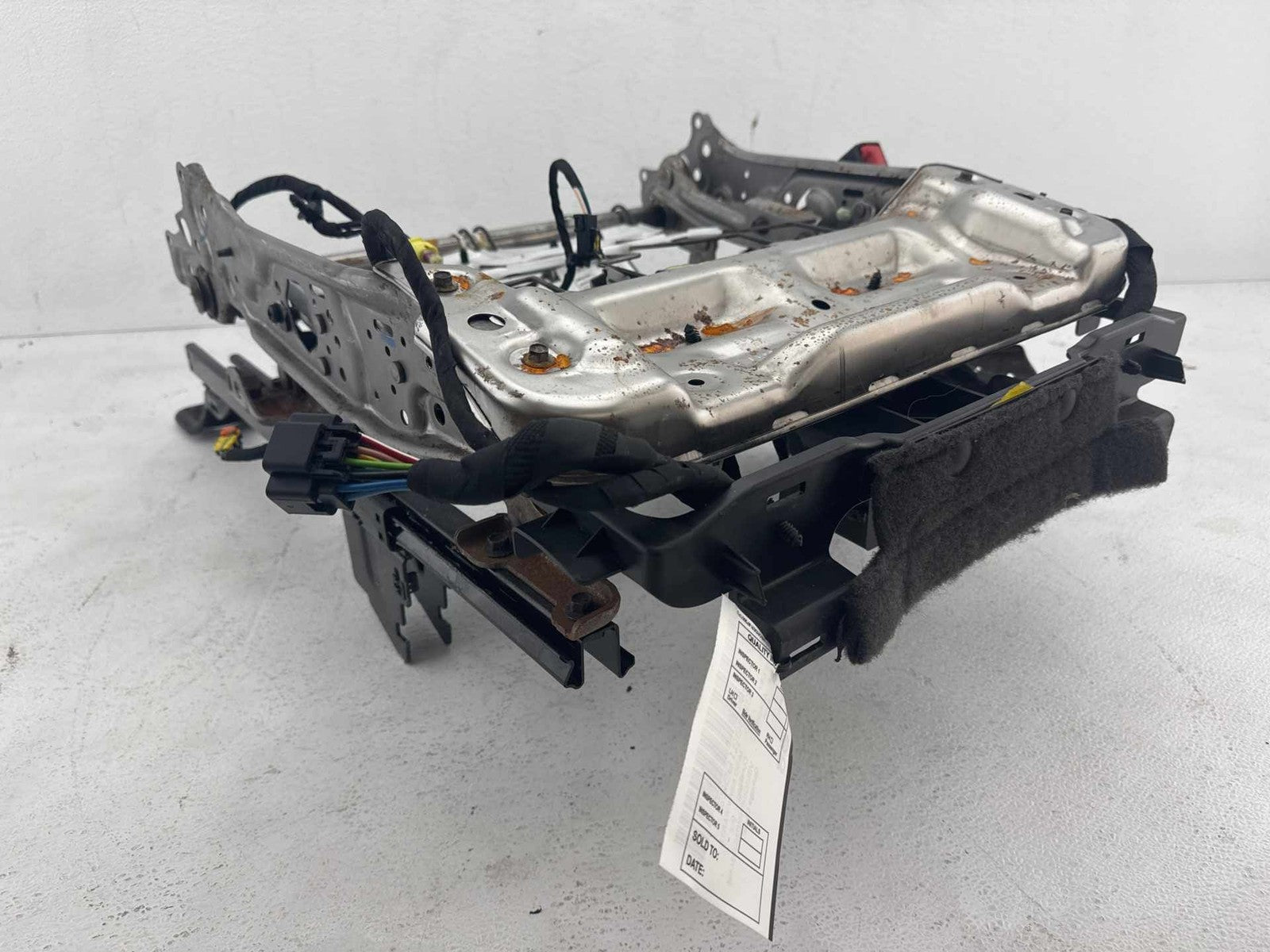 09-17 GMC ACADIA SLT Front RH Seat Lower Track Frame w/ Motors OEM