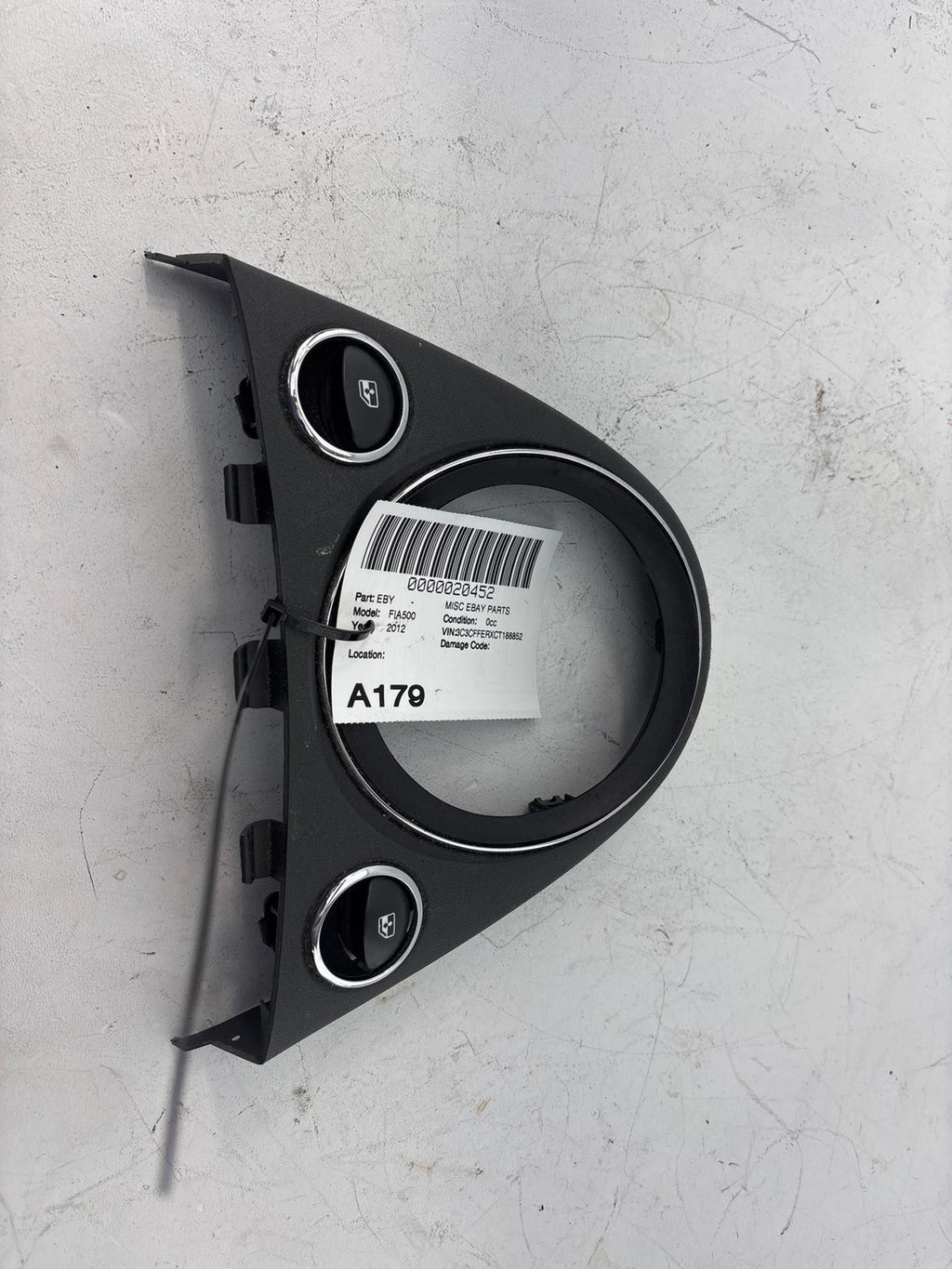 12-17 Fiat 500 Gear Shift Indicator Bezel OEM