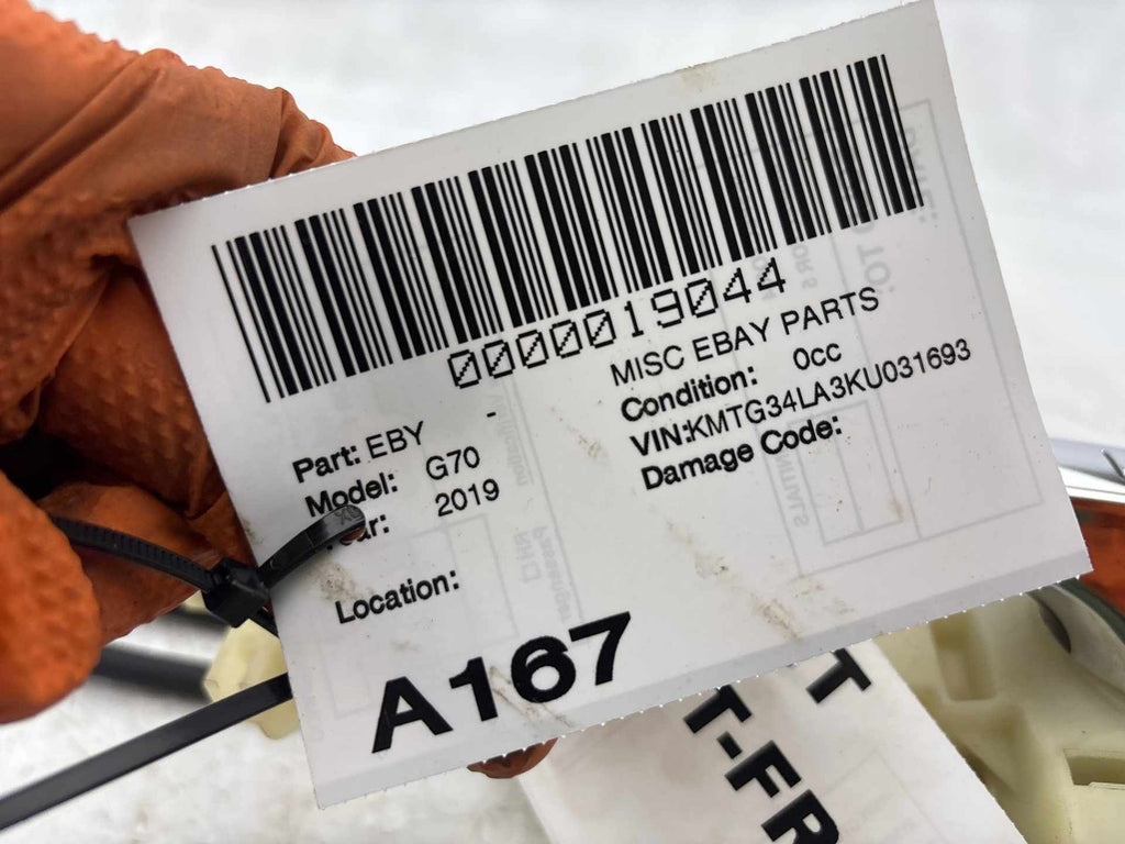 19-21 Genesis G70 Front Right Door Handle w/ Lock Latch Actuator OEM