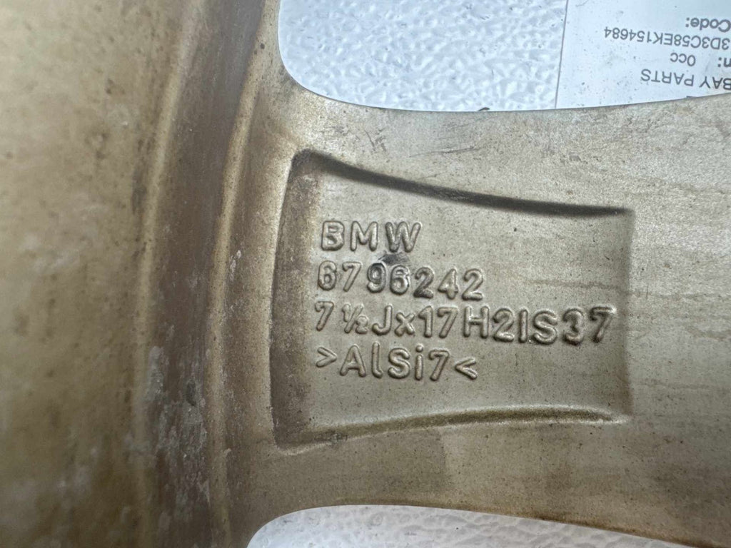 12-18 BMW 328 320 F30 F36 17x7.5 Silver Alloy 5 Triple Edge Spoke Wheel Rim OEM