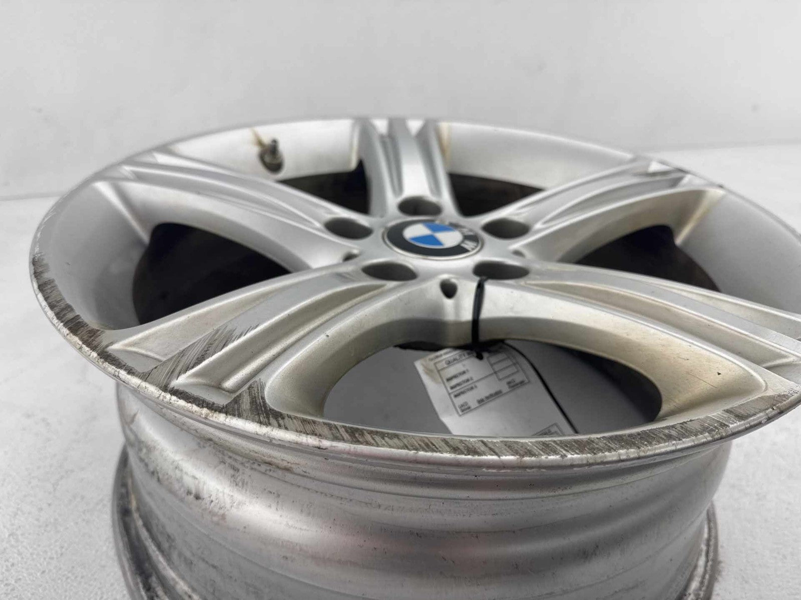12-18 BMW 328 320 F30 F36 17x7.5 Silver Alloy 5 Triple Edge Spoke Wheel Rim OEM