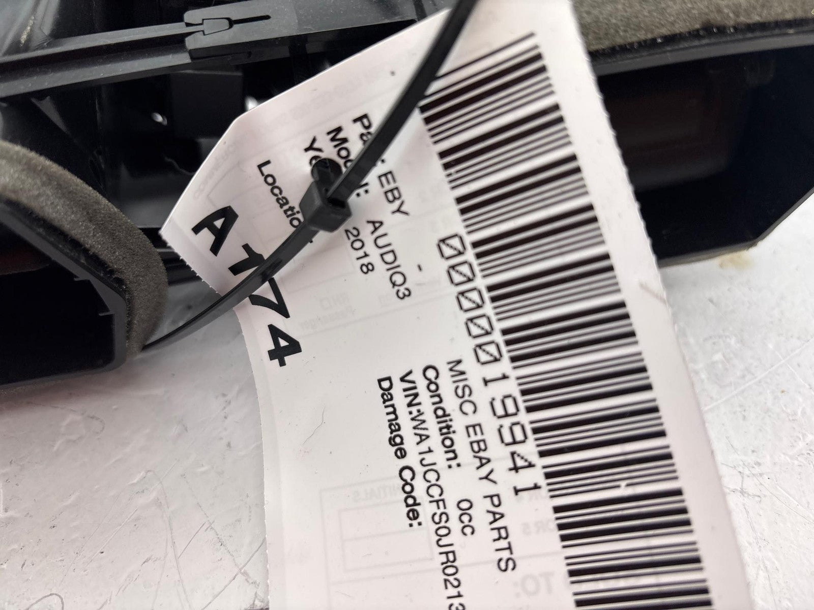 15- 18 Audi Q3 Front Center Dashboard AC A/C Air Vent Grill w/ Hazard Switch OEM