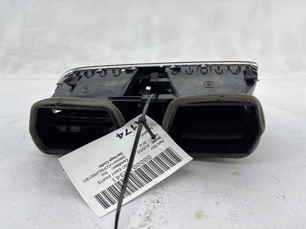 15- 18 Audi Q3 Front Center Dashboard AC A/C Air Vent Grill w/ Hazard Switch OEM