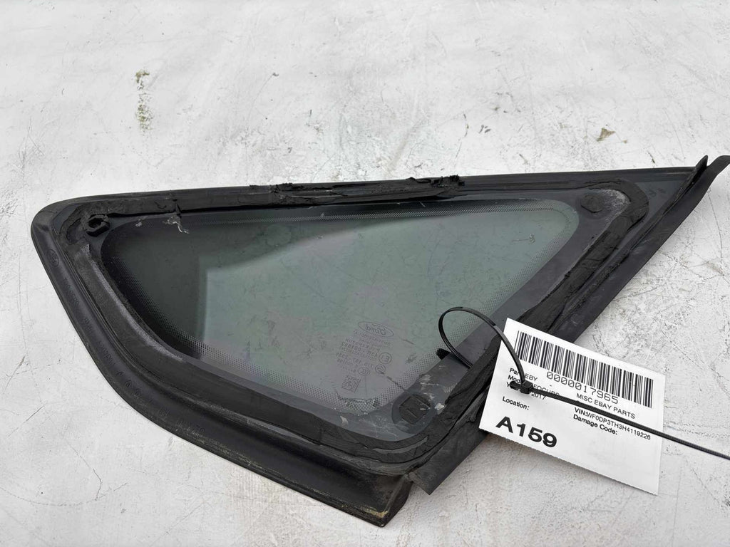 12-18 Ford Focus RS Hatchback Quarter Window Glass Driver Left OEM