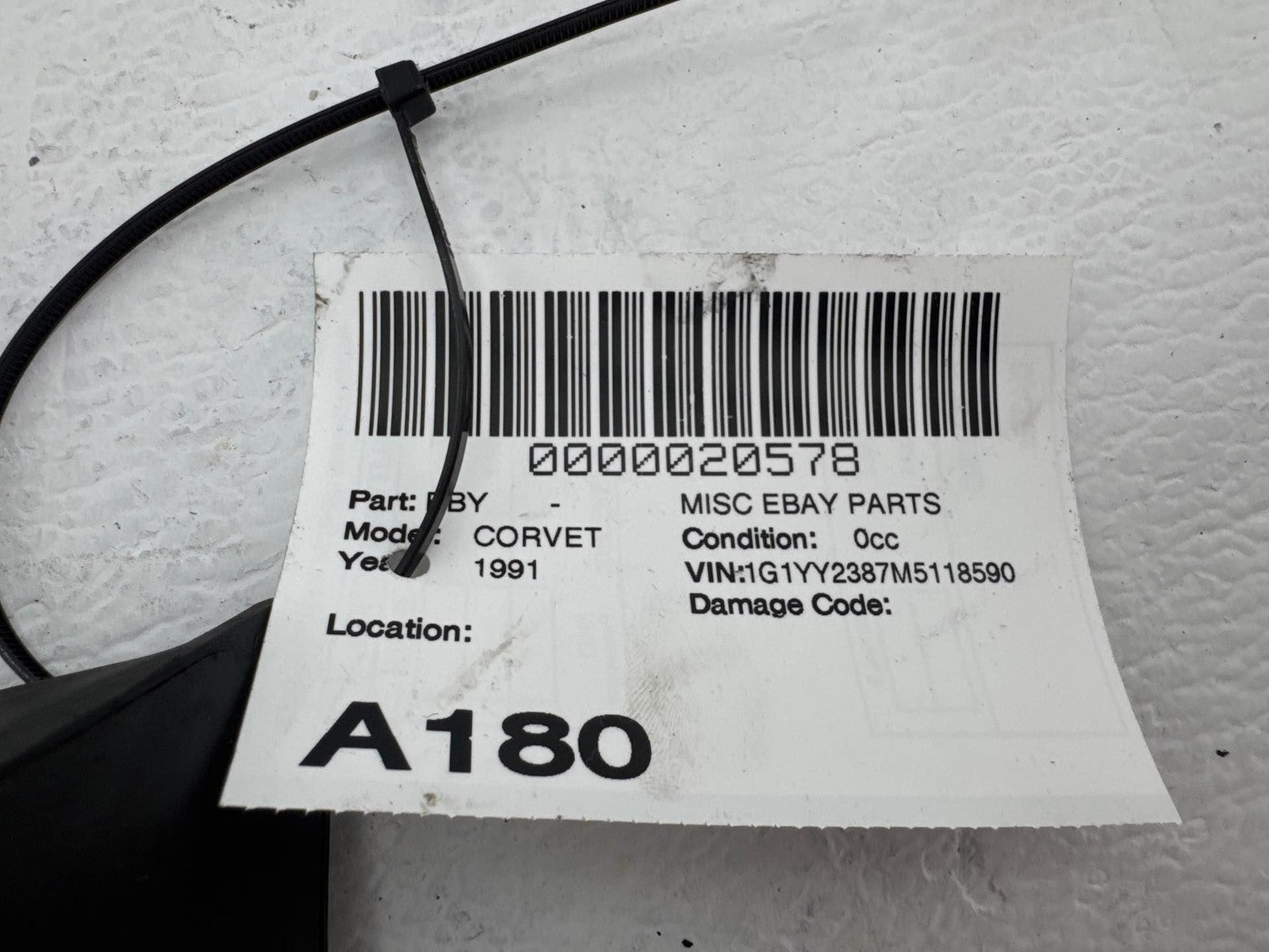 1990-1991 Chevrolet Corvette Power Steering Pump Reservoir OEM