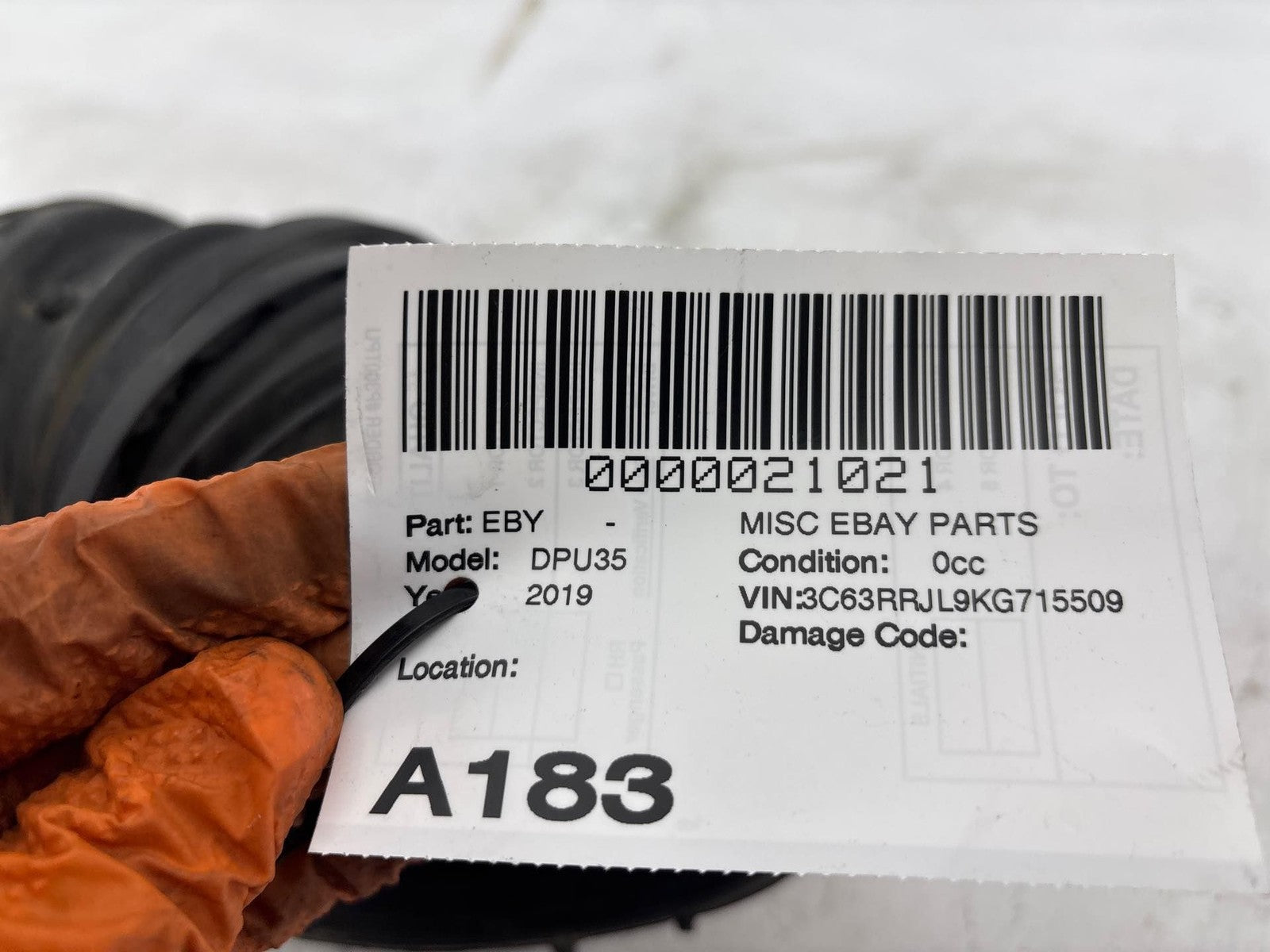 19-22 Dodge Ram 2500 3500 Air Cleaner Outlet Duct OEM