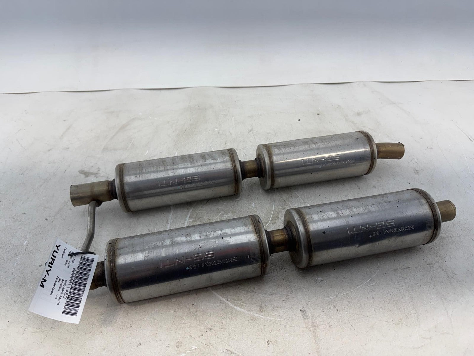 18-20 ACURA TLX EXHAUST CENTER MUFFLER RESONATOR OEM