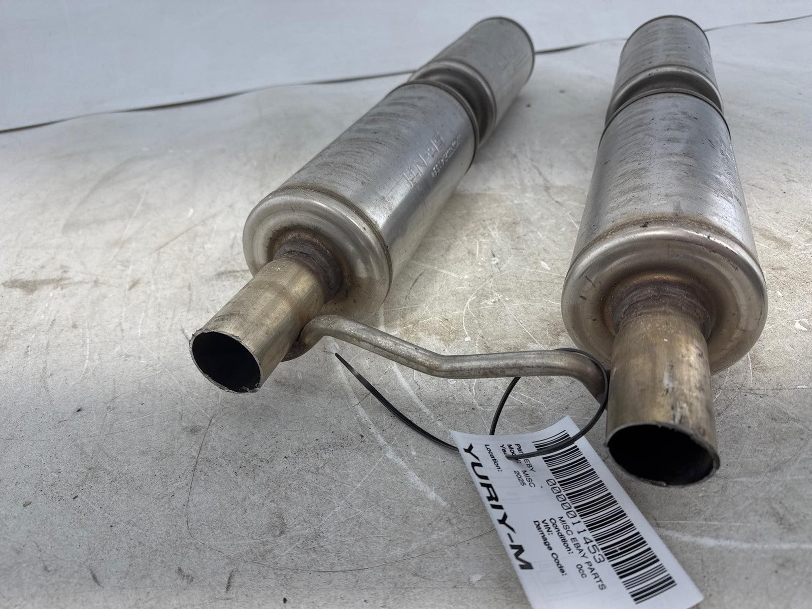 18-20 ACURA TLX EXHAUST CENTER MUFFLER RESONATOR OEM