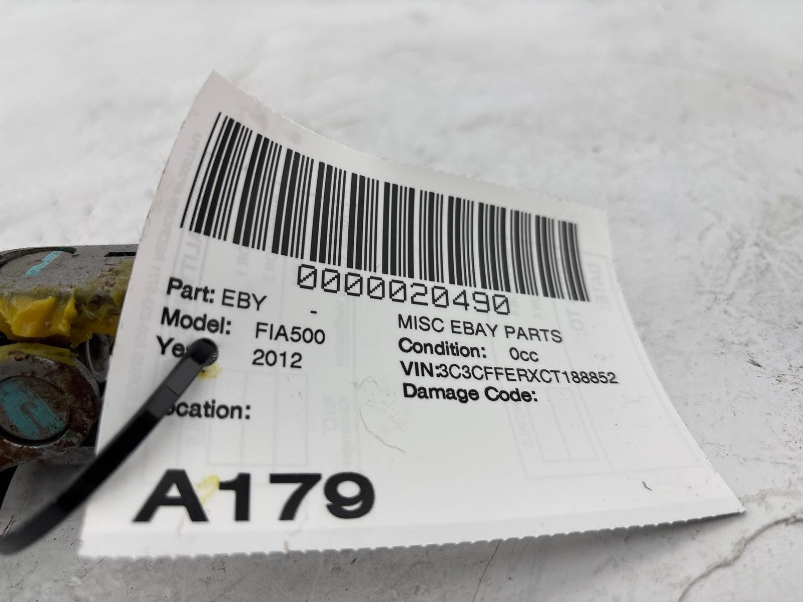 12-19 Fiat 500 OEM Lower Steering Column Intermediate Shaft OEM