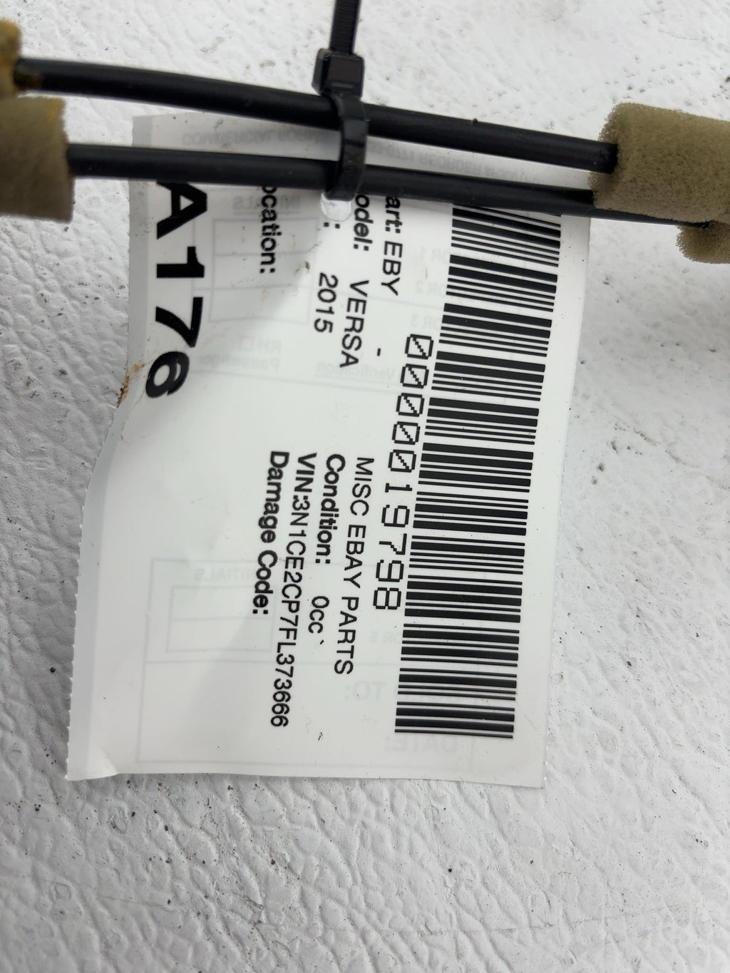 14-19 Nissan Versa Hatchback Rear Right Door Lock Latch Actuator OEM