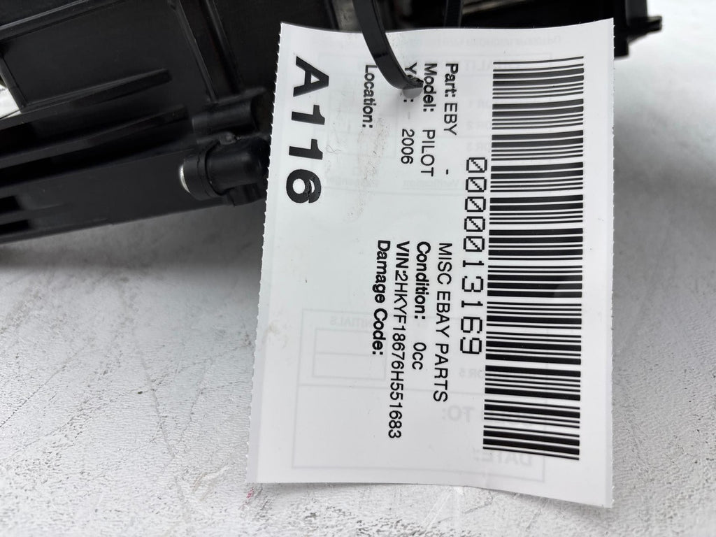 03-08 Honda Pilot A/C Blower Motor Rear Back Air Condition Fan Wheel Housing OEM