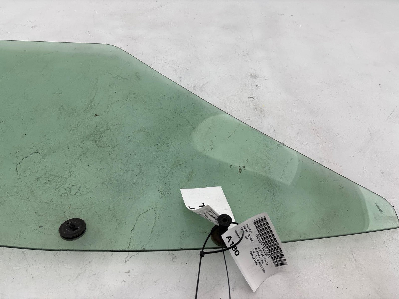 1991-1996 Chevrolet Corvette Front Left Door Window Glass OEM